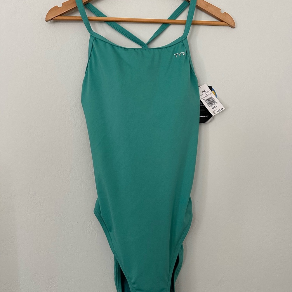TYR Teal One-Piece Swimsuit